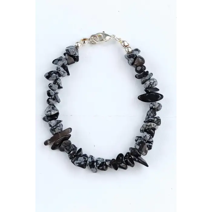 Kartanesi Obsidyen Bileklik Kırıktaş 649-3