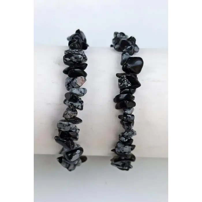 Kartanesi Obsidyen Bileklik Kırıktaş 649-3