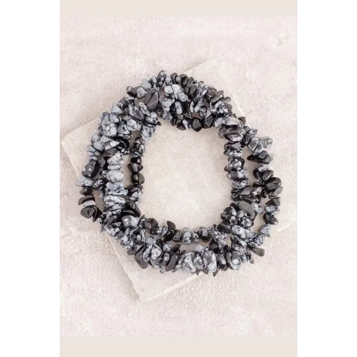 Kartanesi Obsidyen Kırıktaş Dizi - 80 cm.