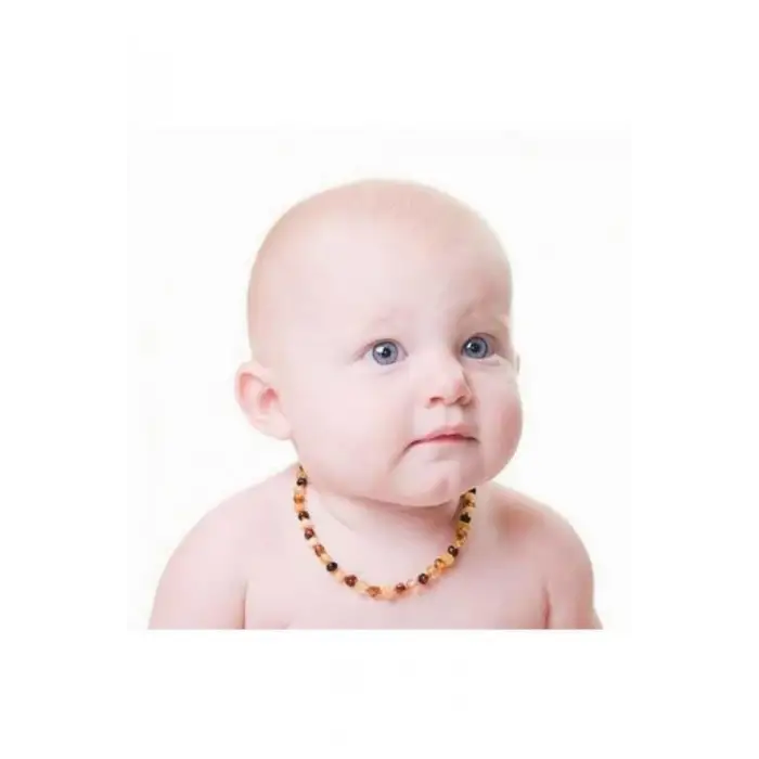 Kehribar Bebek Diş Kolyesi 229