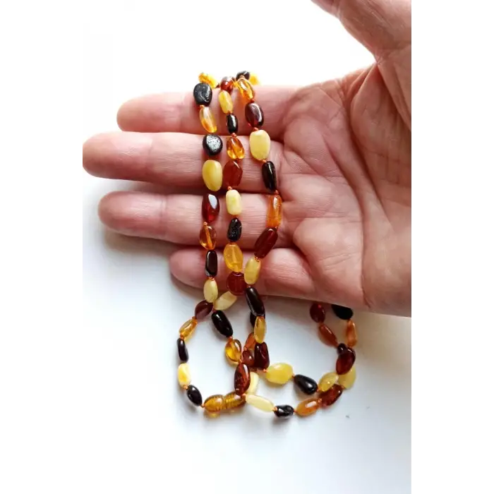 Kehribar Bebek Diş Kolyesi 229