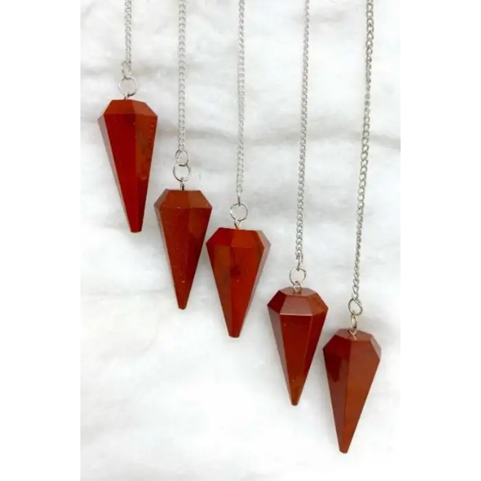 Kırmızı Jasper Taşı Pandül Sarkaç - 203-9