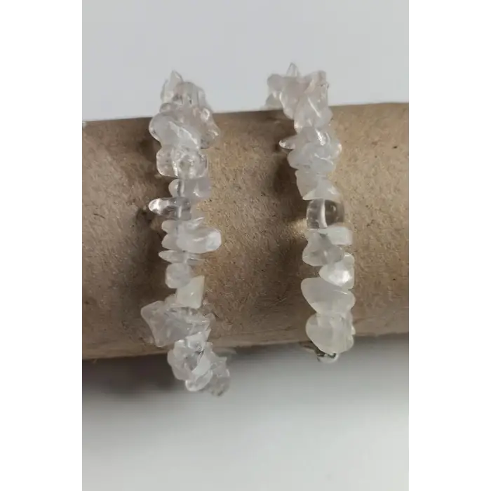 Kristal Kuvars Bileklik Kırıktaş 414-2