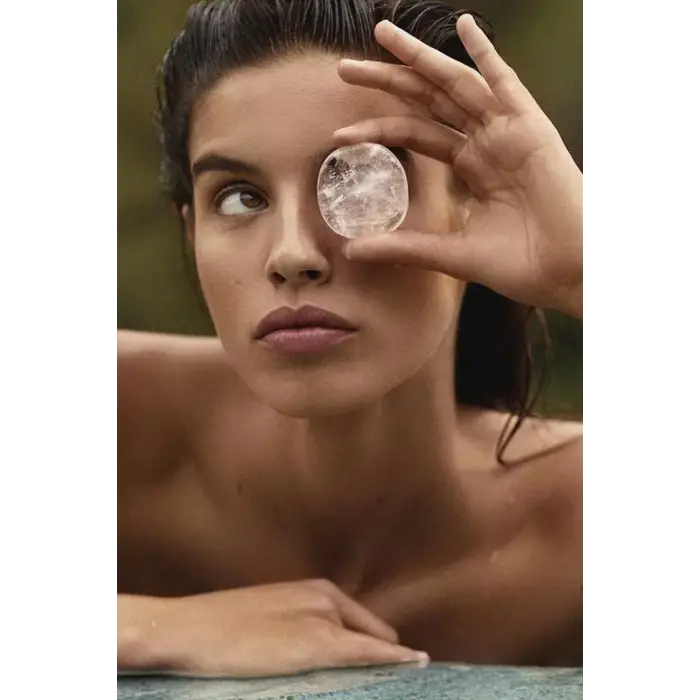 Kristal Kuvars Masaj Terapi Taşı 551