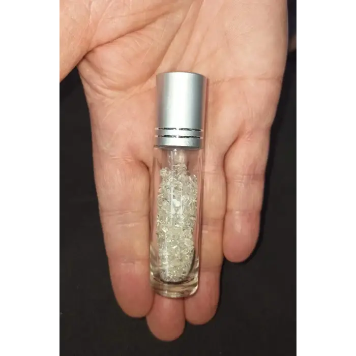 Kristal Kuvars Taşlı Esans Şişesi 118KK