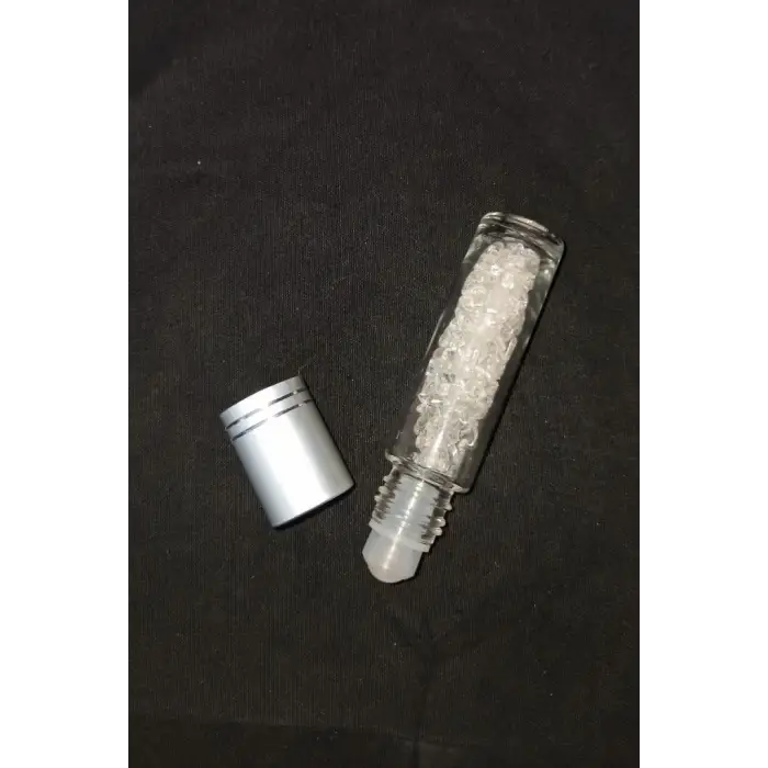 Kristal Kuvars Taşlı Esans Şişesi 118KK