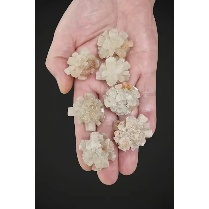 Kristal Yapılı Beyaz Aragonit Doğal Parça 339-2