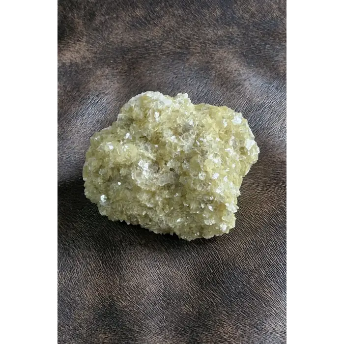 Kristal Yapılı Sarı Lepidolit Doğal Parça 9-SL