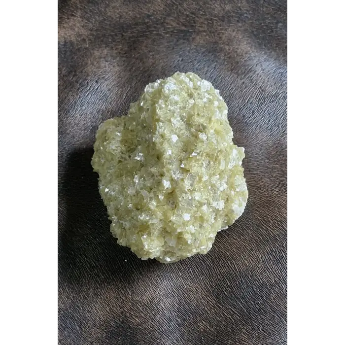 Kristal Yapılı Sarı Lepidolit Doğal Parça 9-SL