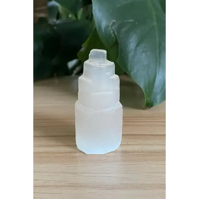 Küçük Boy Doğal Beyaz Selenit Kule 223