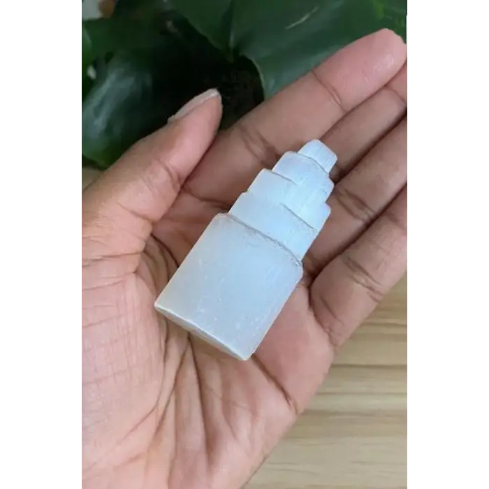 Küçük Boy Doğal Beyaz Selenit Kule 223