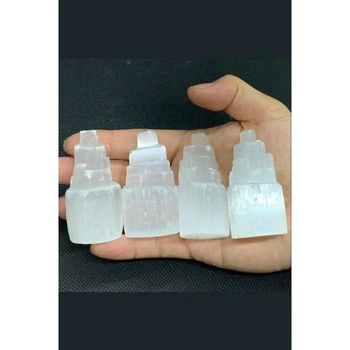Küçük Boy Doğal Beyaz Selenit Kule 223