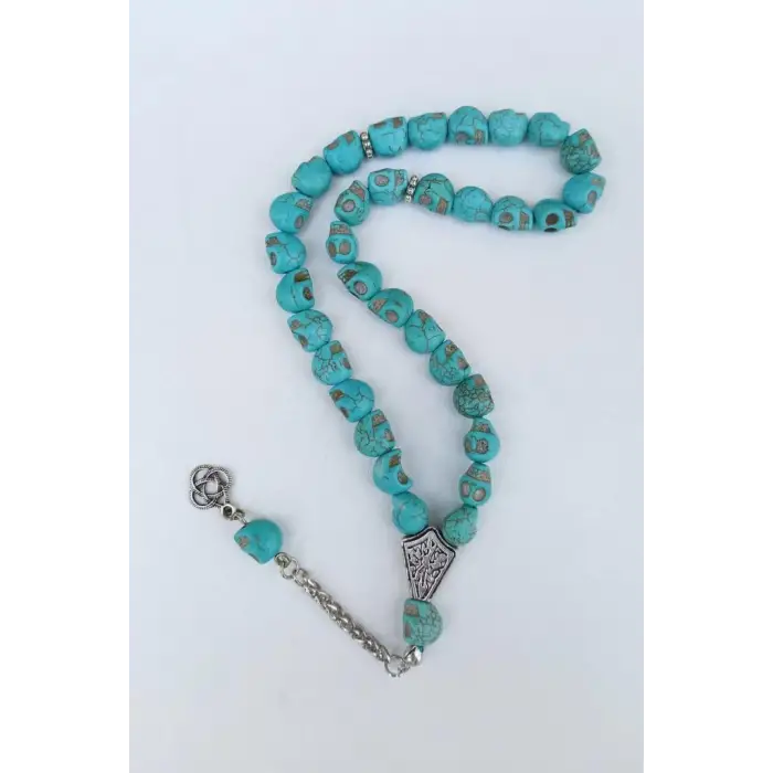 Kurukafa Taş Tesbih Mavi 103