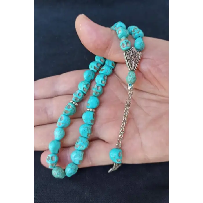 Kurukafa Taş Tesbih Mavi 103