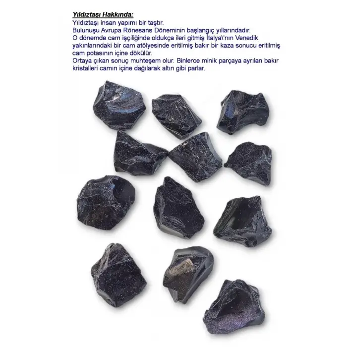 Lacivert Yıldız Taşı Parça 111