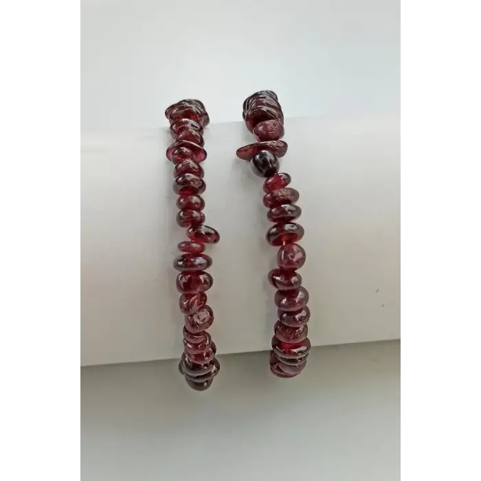 Lal Garnet Bileklik Kırıktaş 411-2