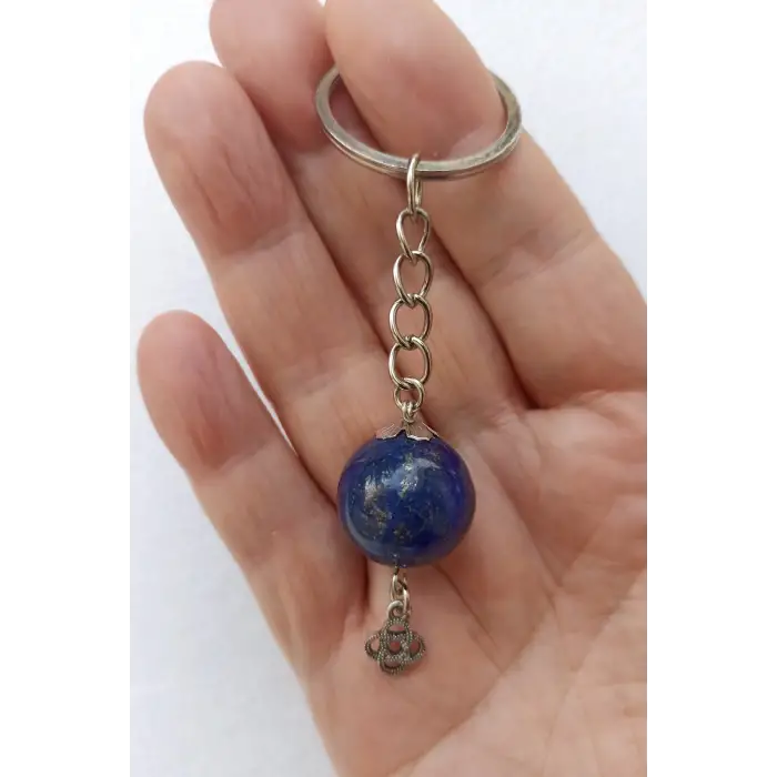 Lapis Lazuli Taşı Anahtarlık 523-2
