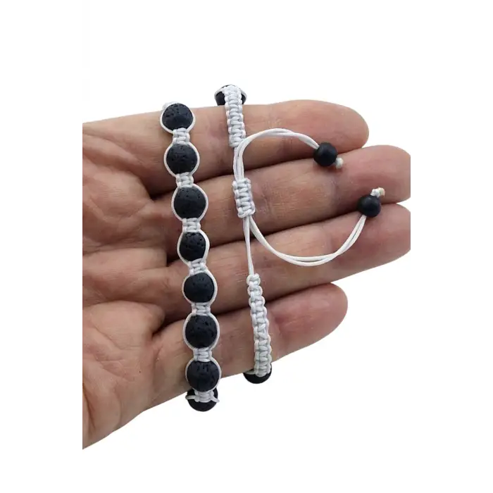 Lav Taşı Makrome Bileklik 661-3