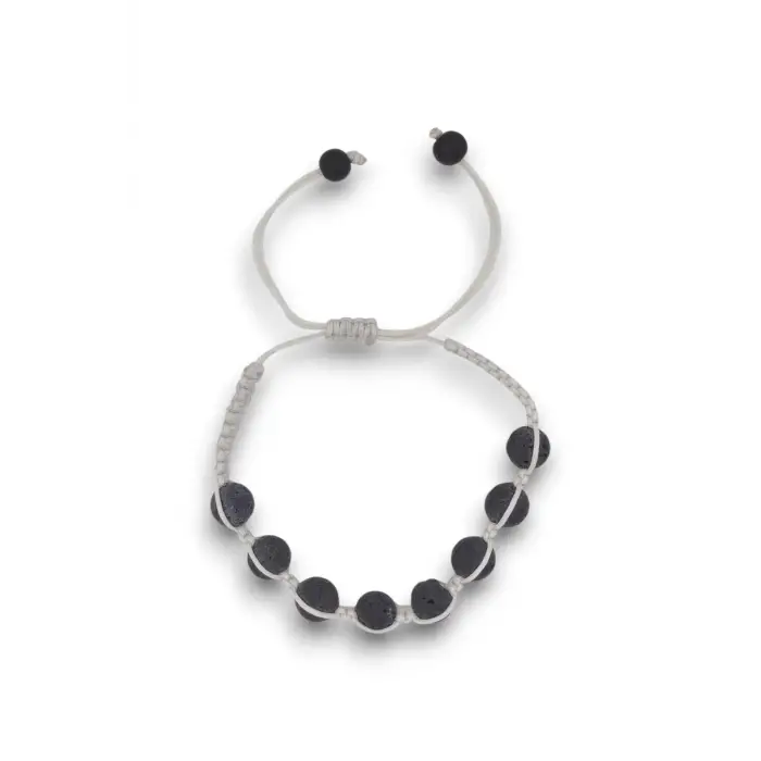 Lav Taşı Makrome Bileklik 661-3