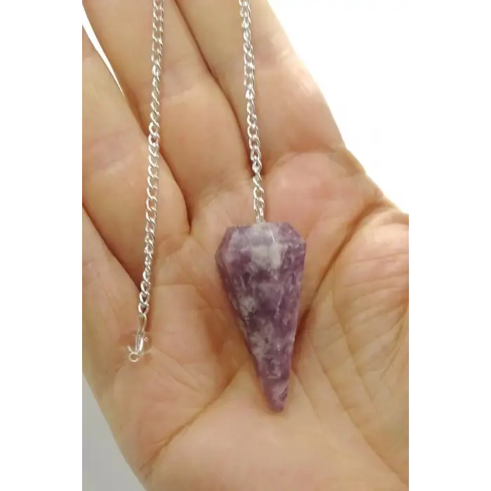 Lepidolit Taşı Pandül Sarkaç - 215-5L