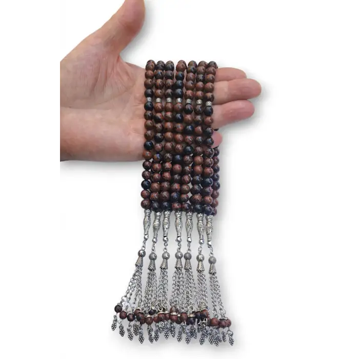 Mahagony Obsidyen Tesbih 328-5