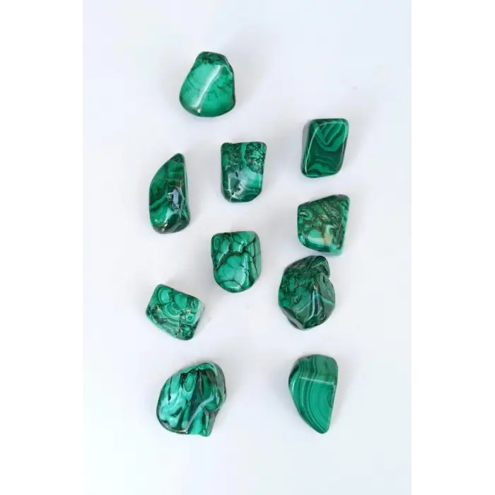 Malahit Malakit Tamburlu Küçük Parça 534