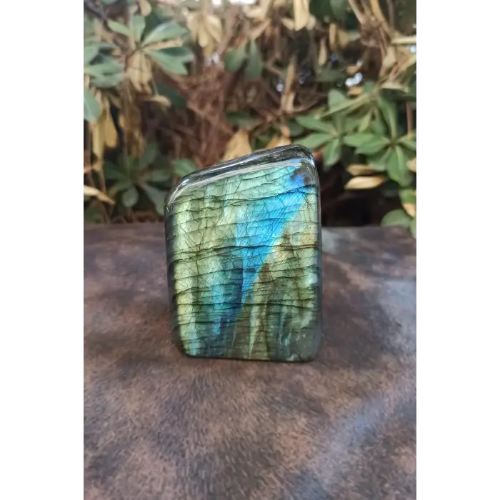 Mavi Işıltılı Labradorit Dekoratif Parça LB62