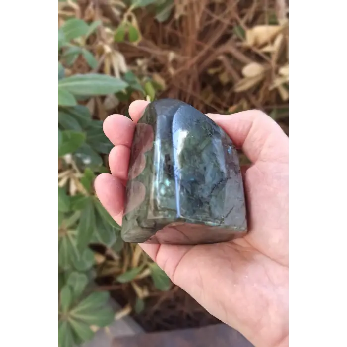 Mavi Işıltılı Labradorit Dekoratif Parça LB62