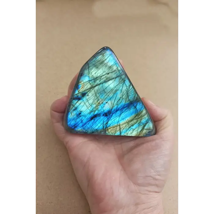 Mavi Işıltılı Labradorit Dekoratif Parça ML7