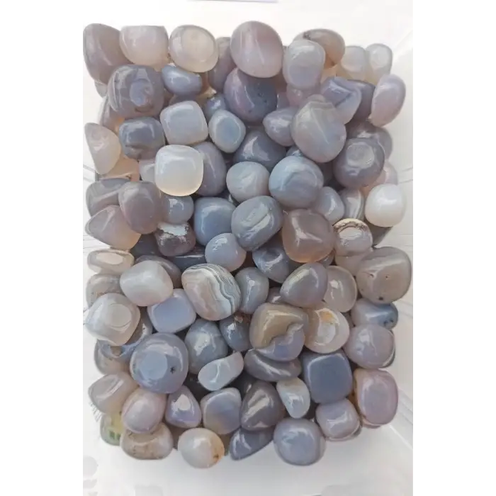 Minik Mavi Akik 50 Gram Tamburlu Parçalar 614