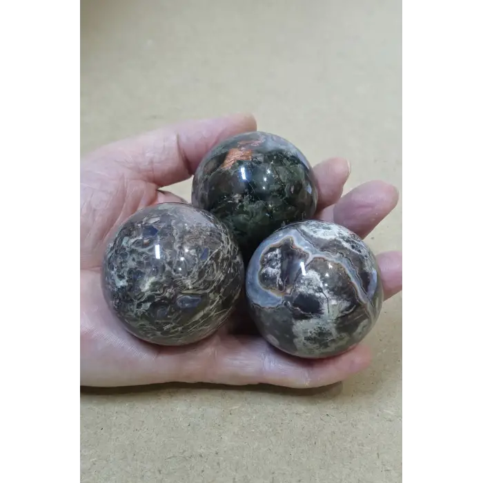 Multi Color Jasper Küre MJ17