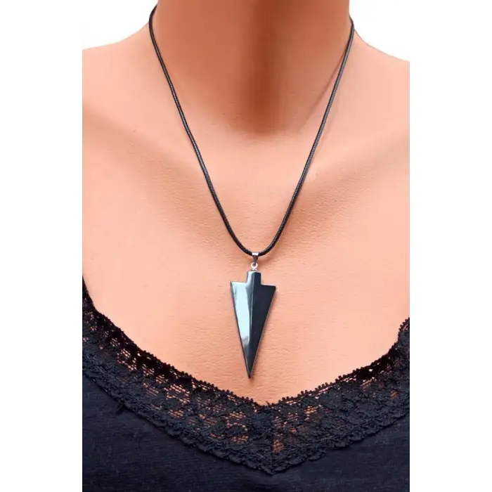 Ok Ucu Hematit Kolye 127-4