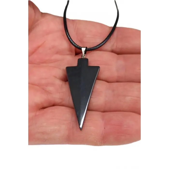 Ok Ucu Hematit Kolye 127-4