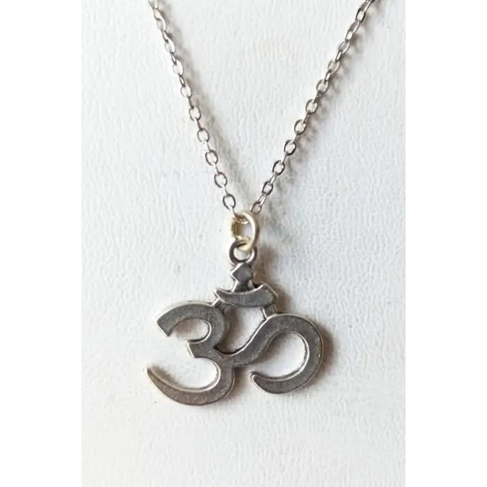 Om Ohm Sembolü Metal Kolye 676