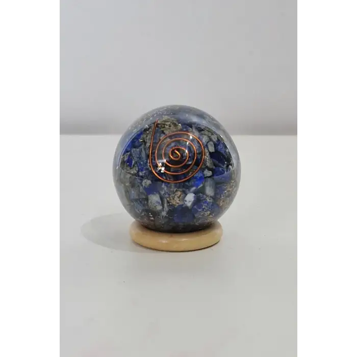 Orgonit Küre Lapis Lazuli Ve Bakır Karışımlı 17OL