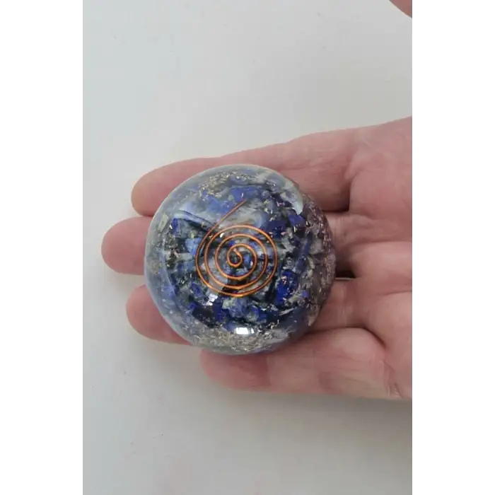 Orgonit Küre Lapis Lazuli Ve Bakır Karışımlı 17OL