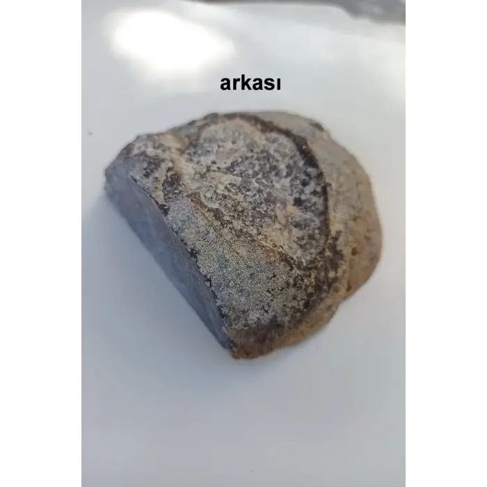 Ortası Ametist, Kuvars Kristali Dekoratif Akik Parça 32KA