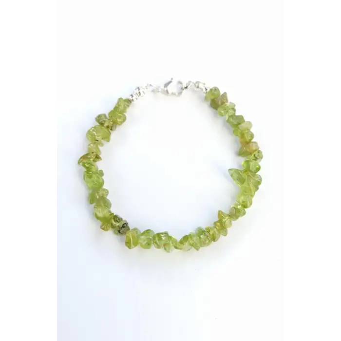Peridot Zebercet Bileklik Kırıktaş 423-1