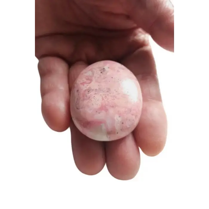 Peru Rodonit Masaj Terapi Taşı - Palm Stone 103-2