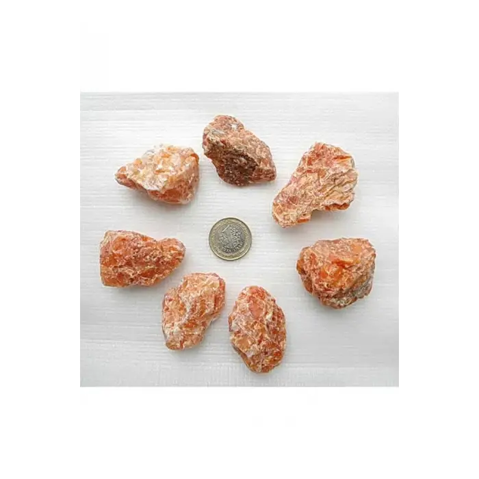 Portakal Kalsit Doğal Parça 419