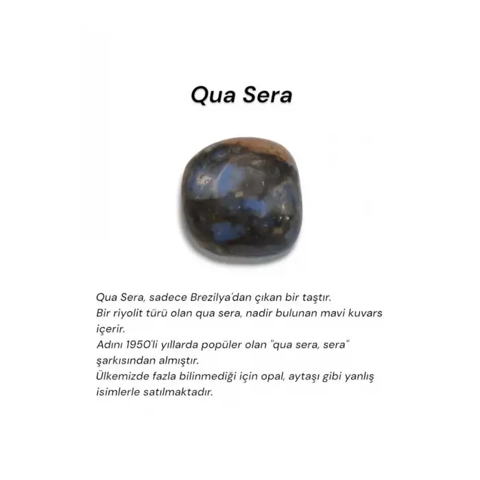 Qua Sera Doğal Taş, 50 Gram Tamburlu Parçalar 102-1