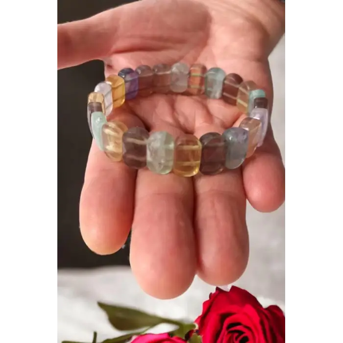 Renkli Florit Bileklik Elastik Yapılı 324-1