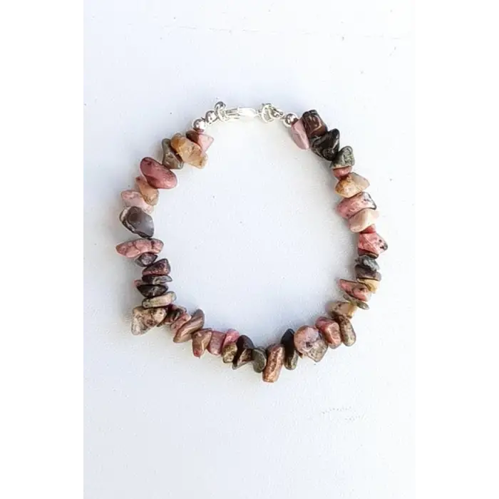 Rodonit Bileklik Kırıktaş 628-2