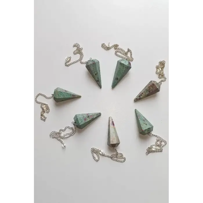 Ruby In Fuchsite, Yakutlu Fuksit Pandül Sarkaç 201-6