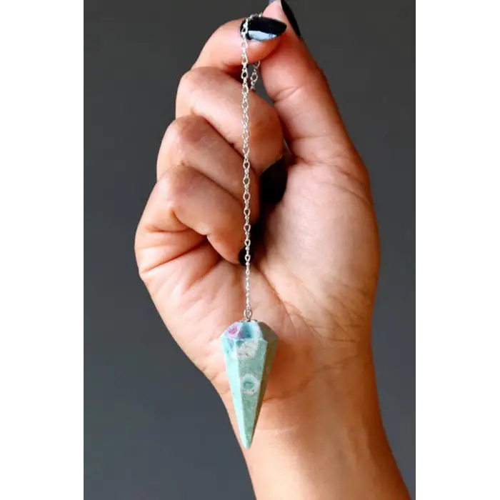 Ruby In Fuchsite, Yakutlu Fuksit Pandül Sarkaç 201-6