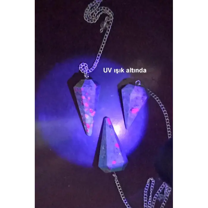 Ruby In Fuchsite, Yakutlu Fuksit Pandül Sarkaç 201-6