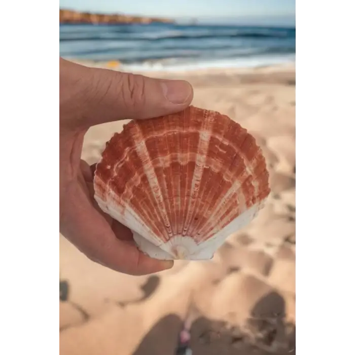 Scallop Shell Deniz Kabuğu Büyük Boy 6-SS