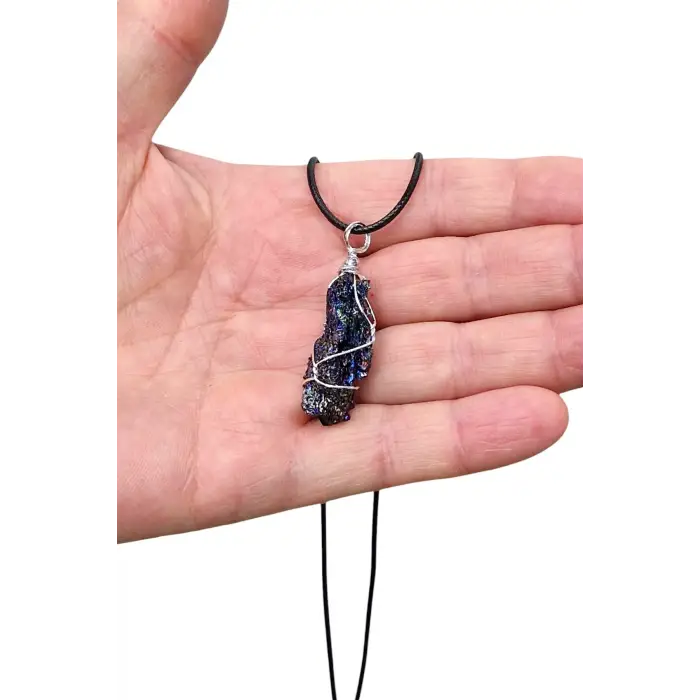 Silisyum Karbür Işıltılı Kolye 322-4