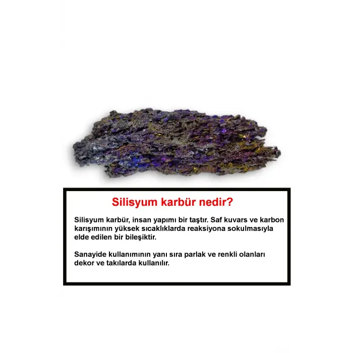 Silisyum Karbür Işıltılı Kolye 322-4