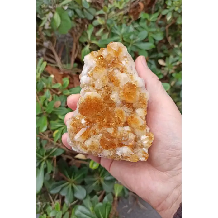 Sitrin Kristali Dekoratif Doğal Parça 07DS